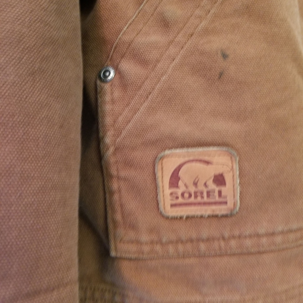 Sorel workwear heavy canvas jacket Mens xxl brown - Picture 5 of 8
